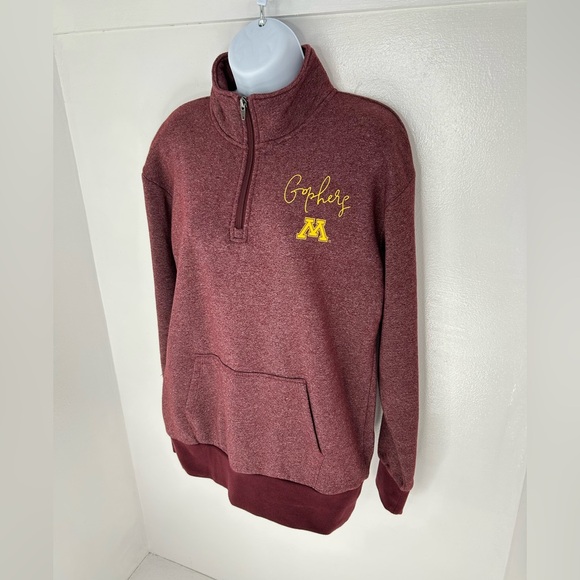 Champion Minnesota Golden Gophers 1/4‎ Zip Pullover Sweatshirt Size Medium NCAA - Picture 3 of 13